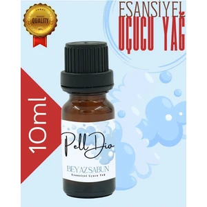 PellDio Home Beyaz Sabun Esansiyel Uçucu Yağ, Buhurdanlık Yağı, Difüzör Esansı, Oda Kokusu 10ML
