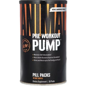 Dietary Supplement Universal Animal  Pre Workout Pump  Pill Packs   30 Packs usa Menşei 3663
