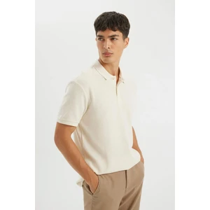 Regular Fit Kısa Kollu Krep Polo Tişört C4149AX24SM