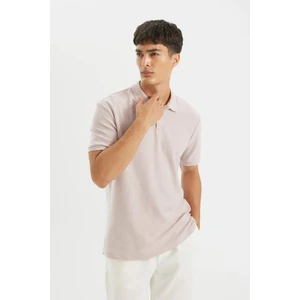 Regular Fit Kısa Kollu Krep Polo Tişört C4149AX24SM