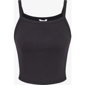 Siyah CUPsecret Kendinden Pedli Crop Cup Top