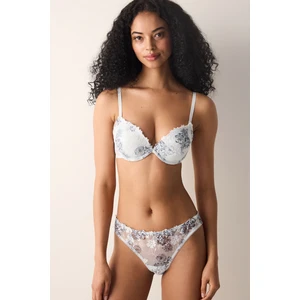 Wow Broidery Açık Gri Sütyen