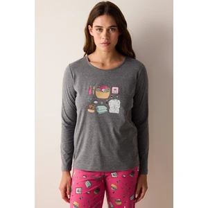 Cozy Çok Renkli Pantolon Pijama Takımı