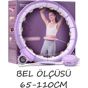 Sayaçlı Smart ,yer Çekimi Topu ve 360° Masaj, 24 Parça Çıkarılabilir Pilates Çemberi 65-110