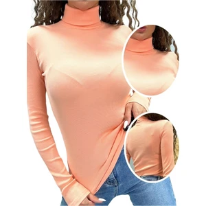 ALYA UNDERWEAR Kaşkorse Tam Boğazlı Body Sweatshirt, Yavru Ağzı