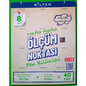 Bilfen Yayıncılık 8.sınıf Fen Bilimleri Ölçüm Noktası