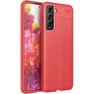 ZORE Galaxy S21 Fe Kılıf Niss Silikon Kapak-Kırmızı