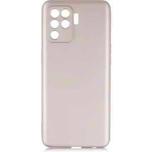 Oppo Reno 5 Lite Kılıf Premier Silikon Kapak-Gold