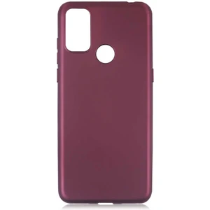 Alcatel 1s 2021 Kılıf Premier Silikon Kapak-Mürdüm