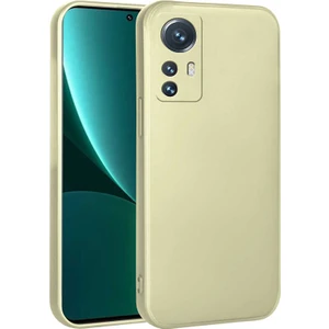 Xiaomi Xiaomi 12 Lite Kılıf Premier Silikon Kapak-Gold