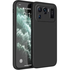 Xiaomi Mi 11 Ultra Kılıf Premier Silikon Kapak-Siyah