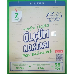 Bilfen Yayıncılık 7.sınıf Fen Bilimleri Ölçüm Noktası