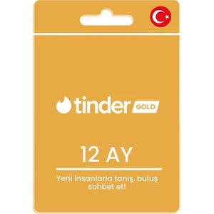 tinder GOLD 12 Aylık Abonelik Kodu