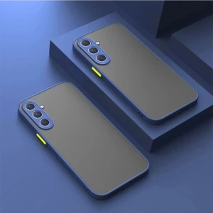 Galaxy S24 Uyumlu Ekran Koruyucu + Kılıf 3D Kamera Korumalı Arkası Mat Darbe Emici
