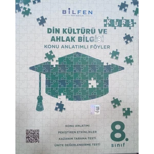 Bilfen Yayıncılık 8.sınıf Kurs Din Kültürü 8 Föy