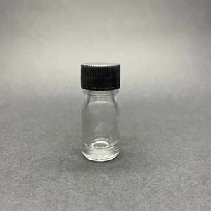 Şeffaf - Mavi - Yeşil  Cam Şişe 5 ml  , 5 cc Kapaklı Cam Şişe  ,  Saydam Cam Şişe x 10 Adet