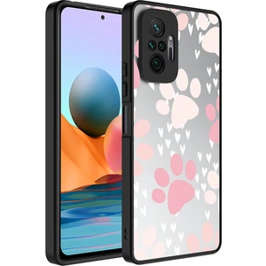 Tecno Gelisen Xiaomi Redmi Note 10 Pro Kılıf Aynalı Desenli Kamera Korumalı Parlak Mirror Kapak - Pati
