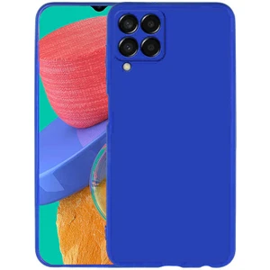 ZORE Galaxy M33 Kılıf Premier Silikon Kapak-Saks Mavi