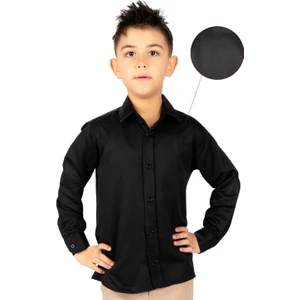 Mnk Baby & Kids Düz Renk Erkek Çocuk Gömlek MNK0575