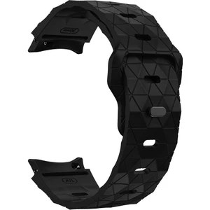 Samsung Galaxy Watch 7 40 44 mm Silikon Kordon Geometrik Desenli Spor Tasarım Premium Kayış