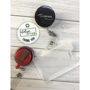 Atölye Çizgi Atatürk Imzalı Siyah Yoyo Yaka Kartlığı Kart Tutucu Yoyo ve Kartlık