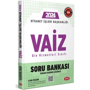 Data Yayınları Diyanet İşleri Başkanlığı Vaiz Soru Bankası - Karekod Çözümlü