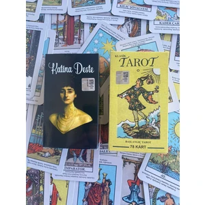 Iki Deste Bir Arada Açıklamalı Katina Destesi ve Açıklamalı Rider Waite Klasik Tarot Destesi