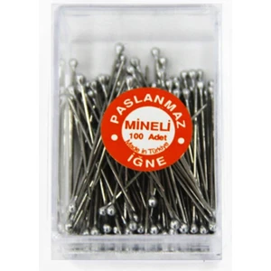 Faral Tekstil Çelik Iğne (100 Adet) - Gümüş