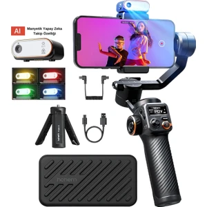 iSteady M6 Kit Yapay Zeka Takip Sensörlü 3 Eksenli Telefon Sabitleyici Gimbal