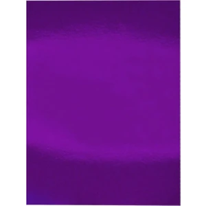 Aynalı Metalik Metalize Fon Kartonu Mor 50X70CM 1 Adet (Tek Renk)