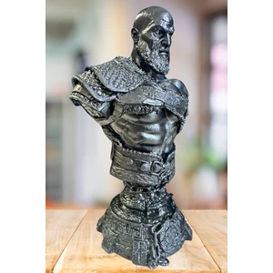 Craft 3d Atölye Kratos God Of War Büst/Biblo/Figür 15 Cm  Beton (  Paketi İle Beraber)