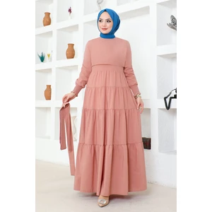 Ayşe Melek Tasarım Bolero Detaylı Terikoton Elbise 2610