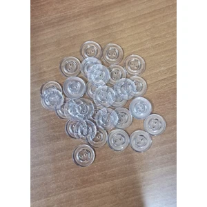Kezban Tekstil Şeffaf Nevresim Düğmesi 1 Pk 30 Lu