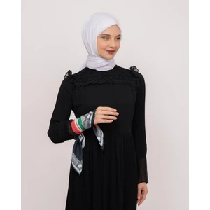 Filistin Zaytin ve Filistin Bayrak Baskılı Fular Saçaksızlı Unisex S100014