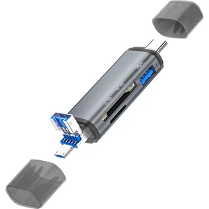 Gn-26 3 In 1 Otg Kart Okuyucu USB - Micro USB - Type-C Android Hub