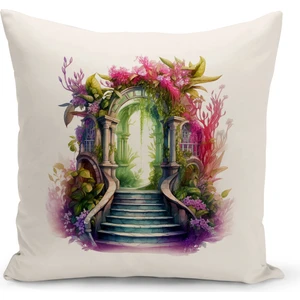 Bertille Home Vintage Serisi Çift Tarafı Dijital Baskılı Kırlent Kılıfı (Vintage Cushion Cover)