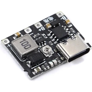 Roboyol Store TP4056 18650 Lityum Pil Şarj Modül Type C Ayarlı Voltaj Yükseltici Lion Batarya Akü Dc 3.7V To 28V