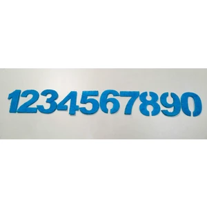 Keçeli Dünyam Keçe Figür, 1 mm Kalınlığında 4 cm Rakamlar