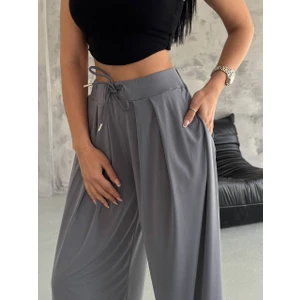 Suya Us Wear Şalvar Model Beli Lastikli Pantolon