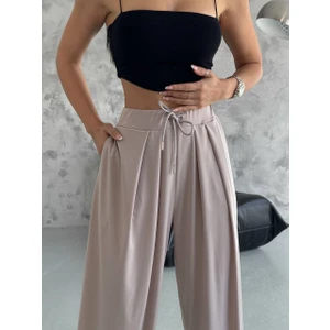 Suya Us Wear Şalvar Model Beli Lastikli Pantolon