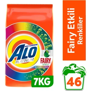 Platinum 7 kg Fairy Etkili Renkliler Aquapudra Toz Deterjan