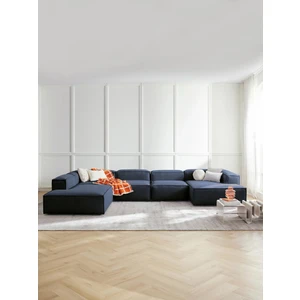 S Home Design Concept Frida Xl Köşe Koltuk Sol Köşe Keten, Lacivert