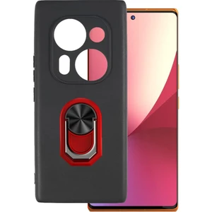Tecno Phantom X2 Pro 5g Kılıf Kamera Korumalı Kickstand Yüzüklü Silikon