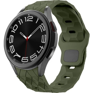 Samsung Galaxy Watch Fe Için Renkli Klasik Prizma Desenli Silikon Kayış-Kordon KRD-116