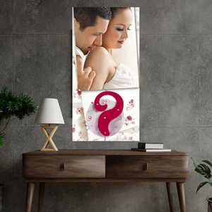 Foto Sistem Canvas Duvar Saat 30X58 Ebatında