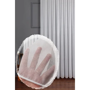 Ince Örme Çelik Tül Perde Ekstra Gramajlı Dökümlü 1X3SIK Pile - Kırışmaz Ütü Gerektirmez