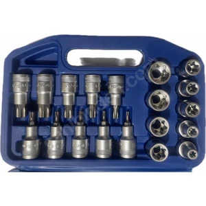 19 Parça Lokma Takımı Torx ve E Lokma