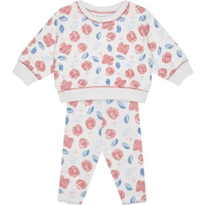 Suluboya Çiçek Sweatshirt ve Tayt Set