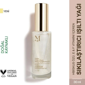 Stardust Vitamin İçerikli Işıltılı Saç ve Vücut Yağı 30 ml