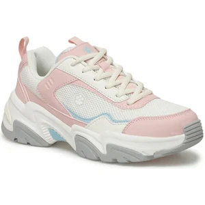 Joanna Wmn 3Pr Bağcıklı Phlon/Termo Kaymaz Taban Kadın Sneaker Kırık Beyaz